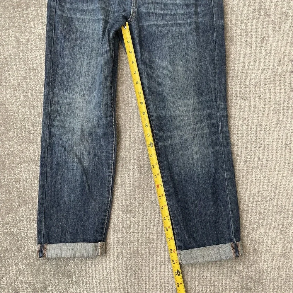 Banana Republic Jeans Womens 29/8 Cropped Rolled Cuff Casual Denim Capri Pants - Picture 8 of 11